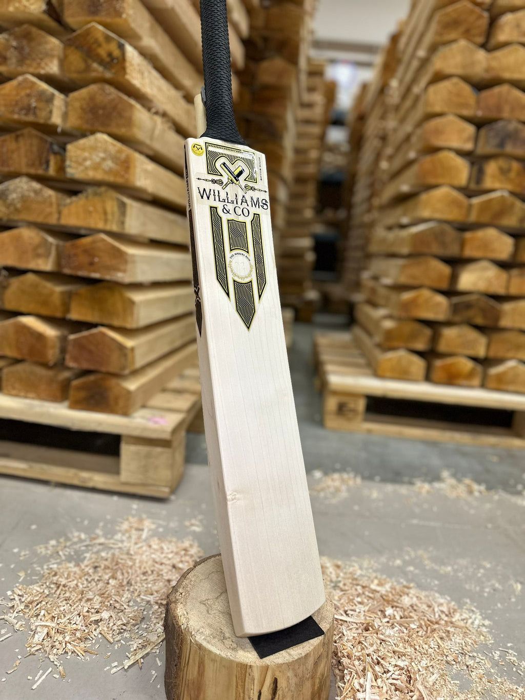 My custom dutch willow cricket bat